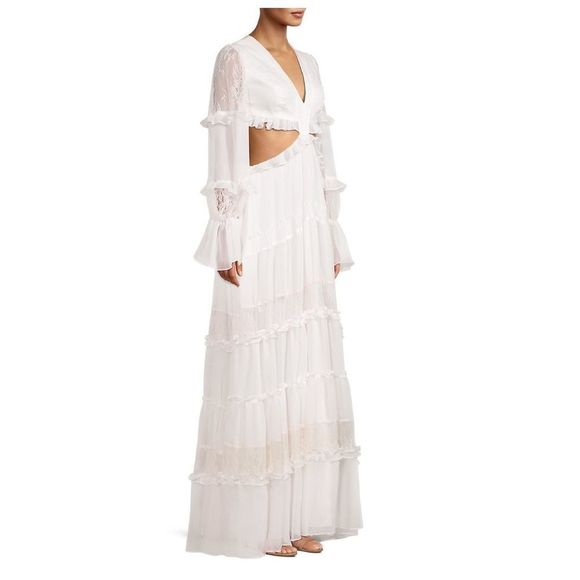 PatBO Lace-Trim Maxi Dress - Picture 3 of 9